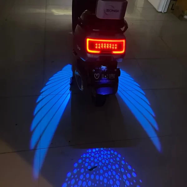 Motorcycle Angel Wings Welcome Light Electric Vehicle Universal Modification LED Projection Wings Atmosphere Motorcycle Decorati