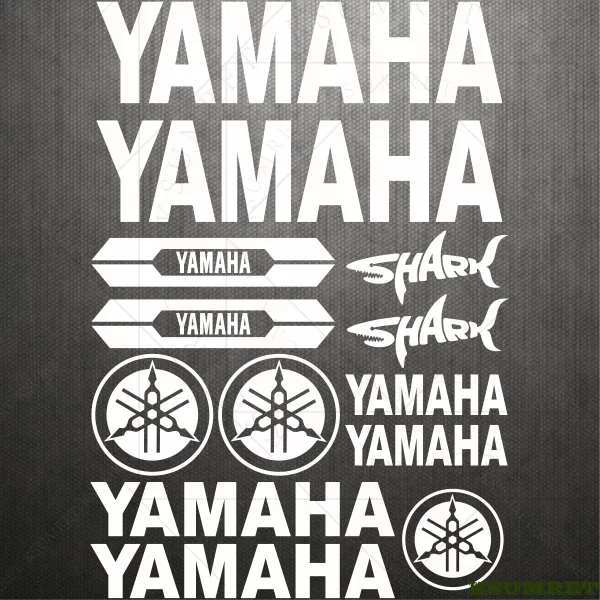 Yamaha Sticker Logo Motorcycle Stickers Helmet Reflective Vinyl Decal Kit