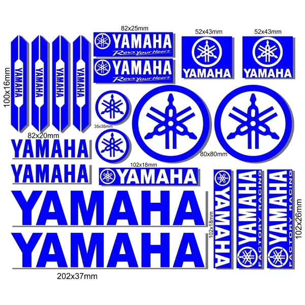 Vinyl Yamaha Stickers Logo Motorcycle 6